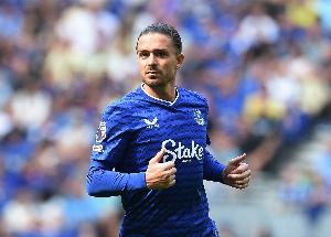 格拉利什当选英超月最佳，上次有埃弗顿球员做到还是5年前的勒温